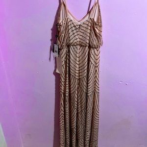 Adrianna Papell - long blouson dress -  beautiful and NWT